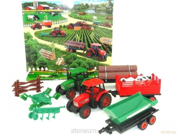 Farma - 2 traktory + 3 przyczepy