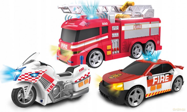 DUMEL Flota miejska - pojazdy strażackie 3-pack