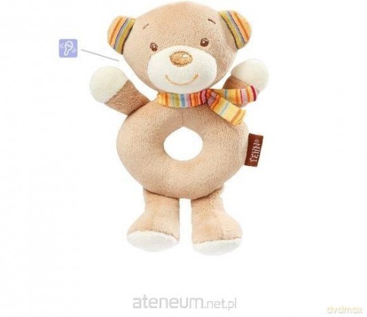 Grzechotka miękka Miś 16 cm