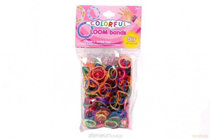 Gumki do splatania bransoletek 300 szt.