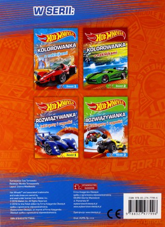 Hot Wheels Rozwiązywanka. Labirynty i zagadki [KSIĄŻKA]