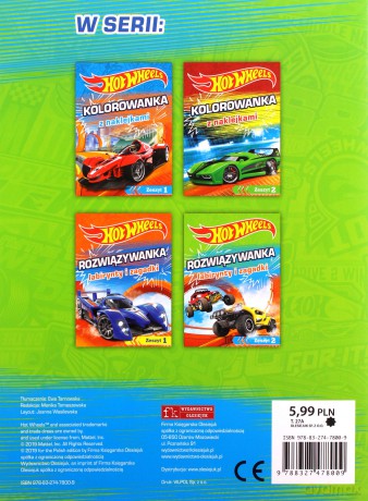 Hot Wheels. Rozwiązywanka. Labirynty i zagadki 2 [KSIĄŻKA]