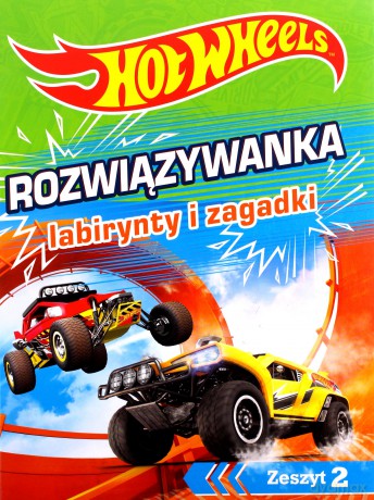 Hot Wheels. Rozwiązywanka. Labirynty i zagadki 2 [KSIĄŻKA]