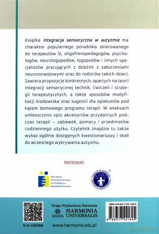 Integracja sensoryczna w autyzmie - Bożenna Odowska-Szlachcic [KSIĄŻKA]