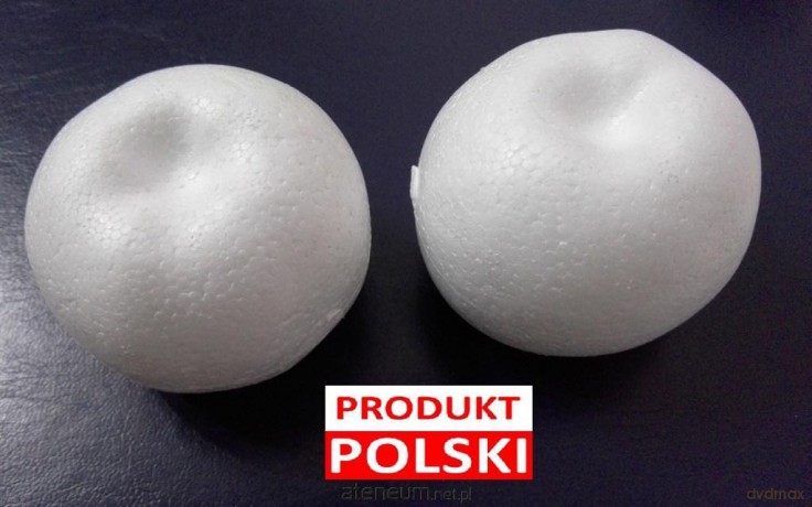 Jabłko styropianowe ST032 6/6 cm 4 szt.