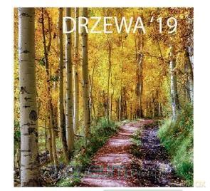 Kalendarz 2019 13 pl. 30x30 szyty Drzewa [KALENDARZ]