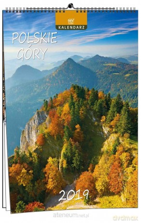 Kalendarz 2019 7 Planszowy Polskie Góry [KALENDARZ]