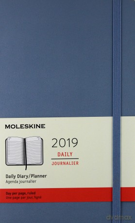 Kalendarz 2019 dzienny 12ML cinder blue [KALENDARZ]