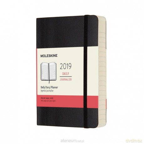 Kalendarz 2019 dzienny 12MP czarny [KALENDARZ]