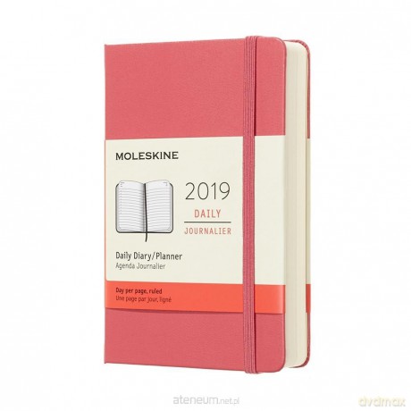 Kalendarz 2019 dzienny 12MP daisy pink [KALENDARZ]