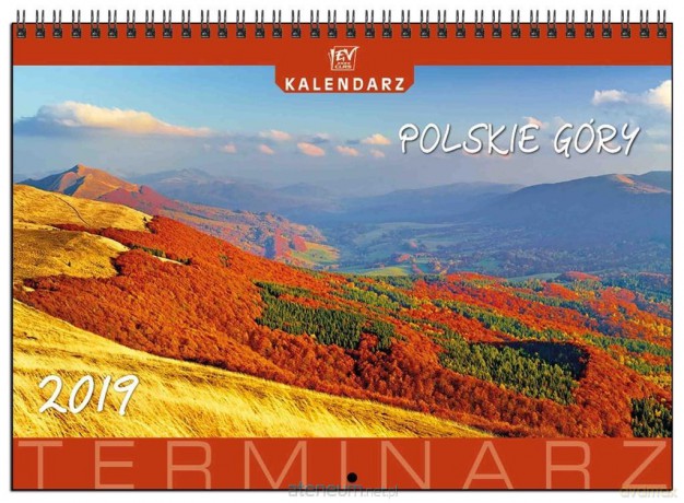 Kalendarz 2019 Planszowy A4 Polskie Góry [KALENDARZ]