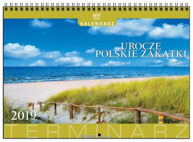 Kalendarz 2019 Planszowy A4 Urocze Polskie Zakątki [KALENDARZ]