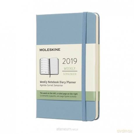 Kalendarz 2019 tygodniowy 12MP cinder blue [KALENDARZ]