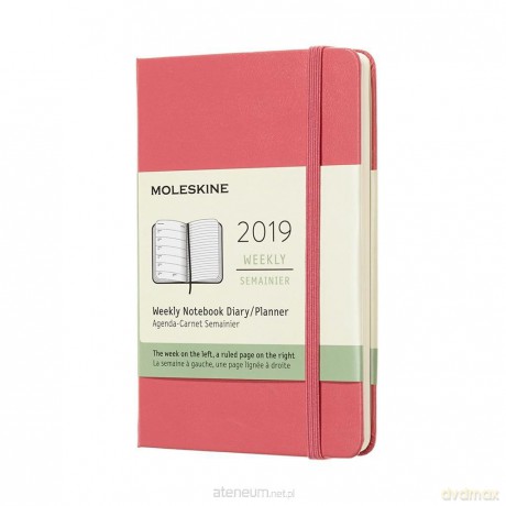 Kalendarz 2019 tygodniowy 12MP daisy pink [KALENDARZ]
