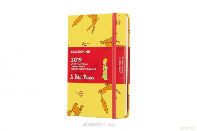 Kalendarz 2019 tygodniowy12MP żółty Mały Książe [KALENDARZ]