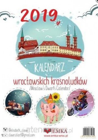 Kalendarz wrocławskich krasnoludków 2019 [KALENDARZ]