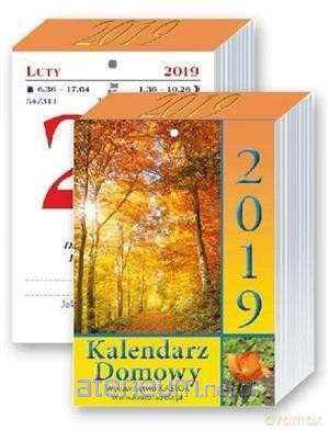 Kalendarz zdzierak 2019 - Kalendarz Domowy KL4 [KALENDARZ]
