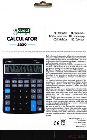 Kalkulator 2230/1630