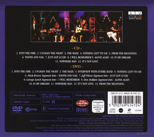 Dokken: One Live Night [DVD]+[CD]