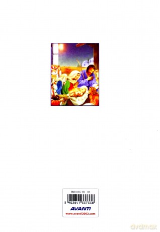 Kartka A5 grająca 3D Boże Narodzenie MIX