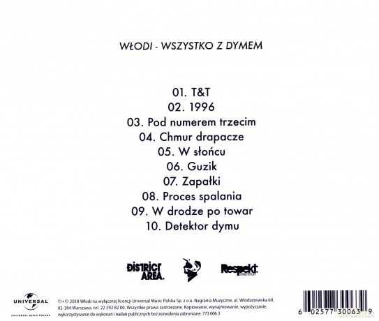 Włodi: Wszystko z Dymem [CD]