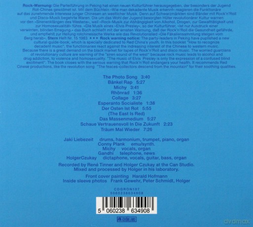 Holger Czukay: Der Osten Ist Rot (digipack) [CD]
