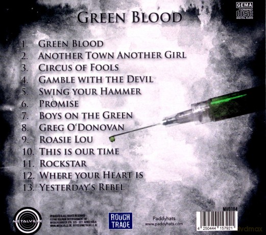 The O'Reillys And The Paddyhats: Green Blood (digipack) [CD]
