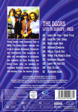 The Doors: Live In Europe [DVD]
