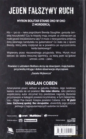 Jeden fałszywy ruch - Harlan Coben [KSIĄŻKA]