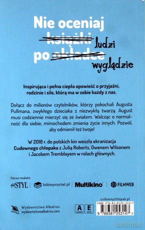 Cudowny chłopak - R. J. Palacio [KSIĄŻKA]