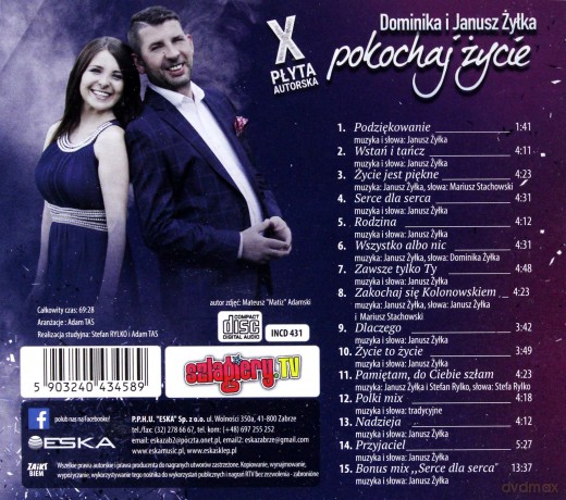 Dominika i Janusz Żyłka: Pokochaj życie [CD]