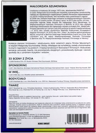 Kolekcja: Małgorzata Szumowska: 33 sceny z życia / Sponsoring / W imię… / Body/ciało / Twarz [BOX] [5DVD]