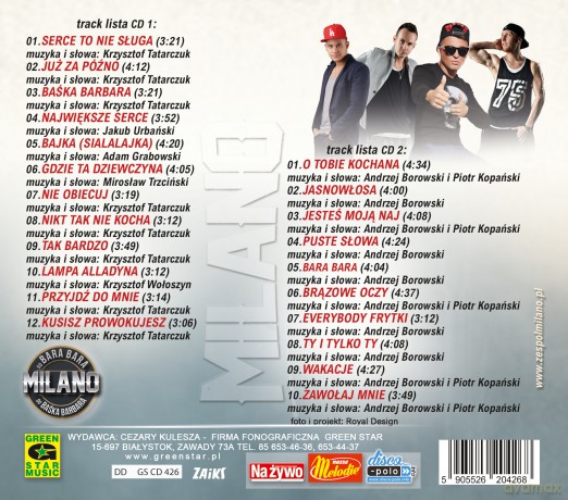 Milano: Od Bara Bara do Baśka Barbara [2CD]