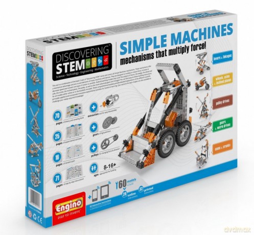 Klocki konstrukcyjne Discovering STEM Mechanizmy Maszyny Proste [KLOCKI]