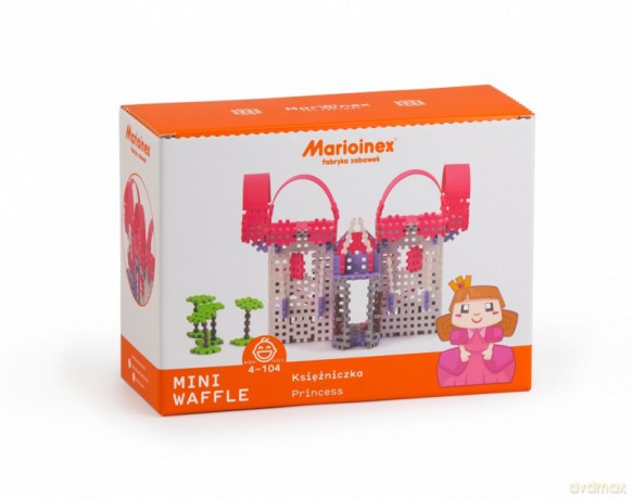 Klocki konstrukcyjne Mini Waffle Księżniczka Zestaw Duży [KLOCKI]