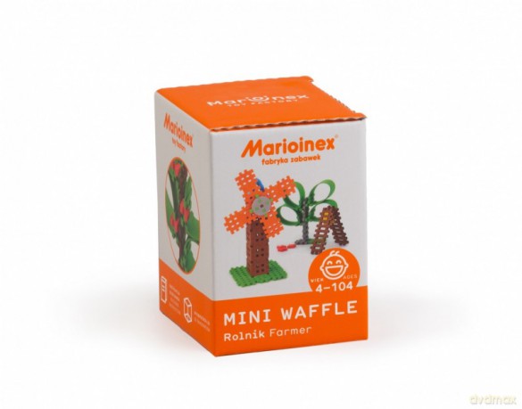 Klocki konstrukcyjne Mini Waffle Rolnik Zestaw Mały [KLOCKI]
