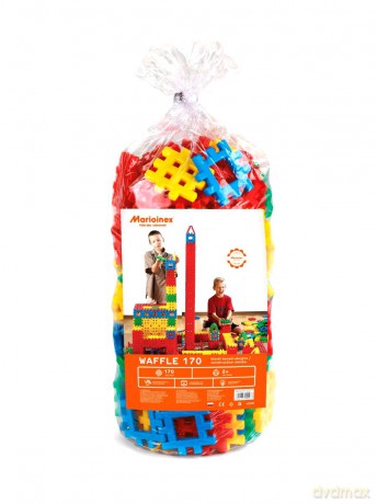 Klocki konstrukcyjne Waffle 170 worek [KLOCKI]