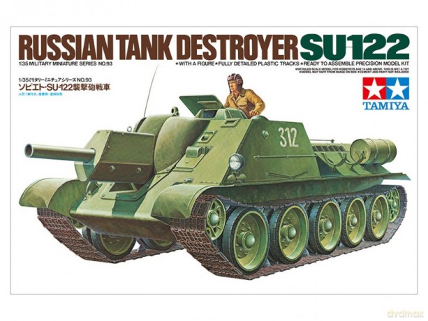 Model plastikowy Rosyjskie działo samobieżne SU-122