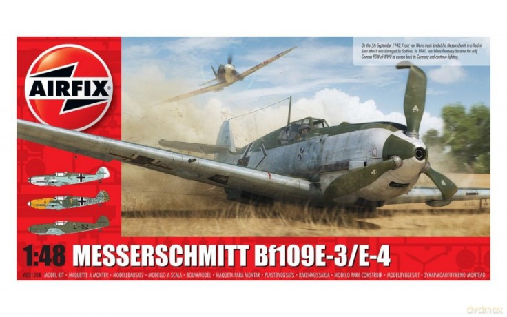 Model plastikowy Messerschmitt Bf 109E-4/E-1