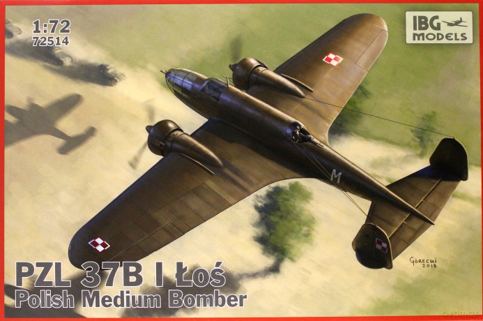 Model plastikowy PZL.37B I Łoś