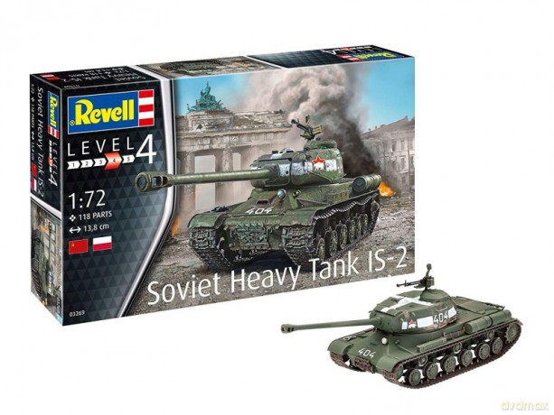 Model plastikowy Radziecki czołg ciężki IS-2