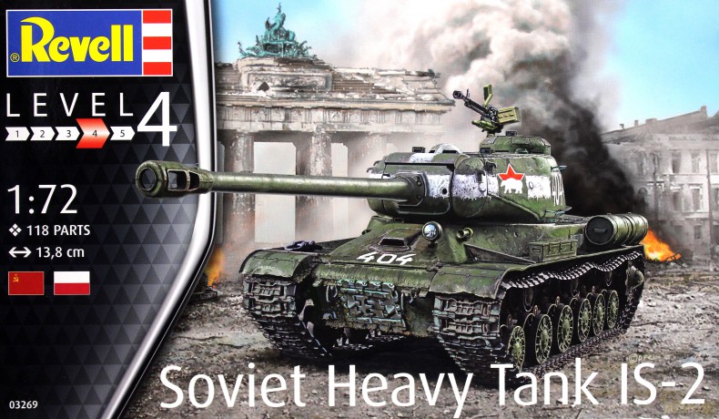 Model plastikowy Radziecki czołg ciężki IS-2