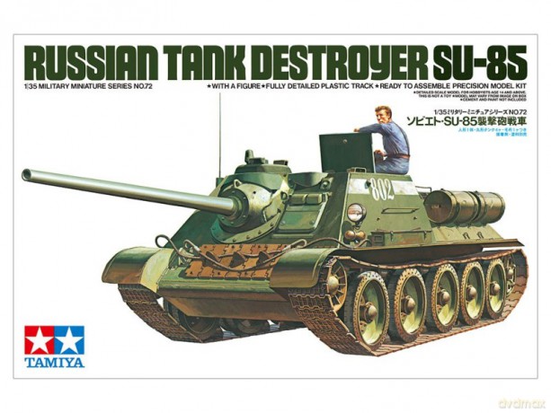 Model plastikowy Rosyjski niszczyciel SU-85
