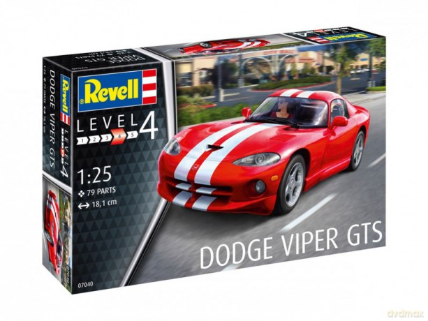 Model plastikowy Samochód Dodge Viper GTS