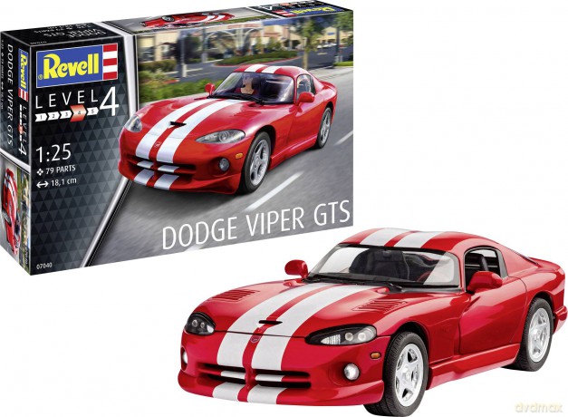 Model plastikowy Samochód Dodge Viper GTS