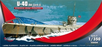 Model plastikowy U-Boot U-40 IX