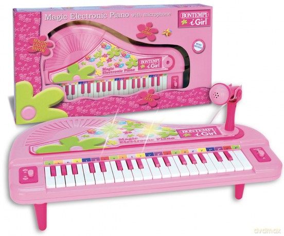 Pianino elektroniczne z mikrofonem