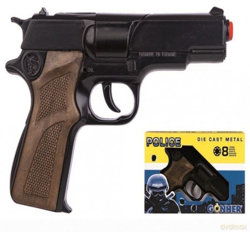 Pistolet policyjny metalowy GONHER 125/6