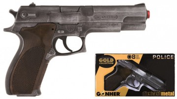 Pistolet policyjny metalowy GONHER 45/1