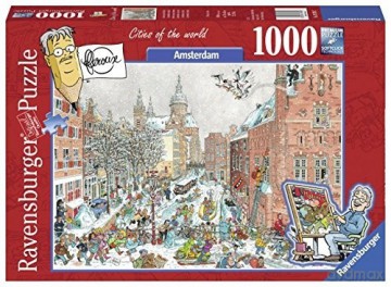 RAVENSBURGER 1000 el. - Amsterdam zimą [PUZZLE]
